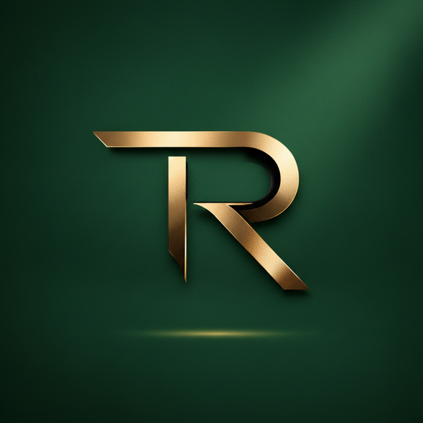 TrendRush TR Logo - Green Background
